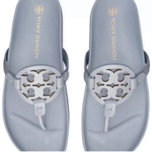 Tory Burch Miller Cloud Blue Sandals sz 6